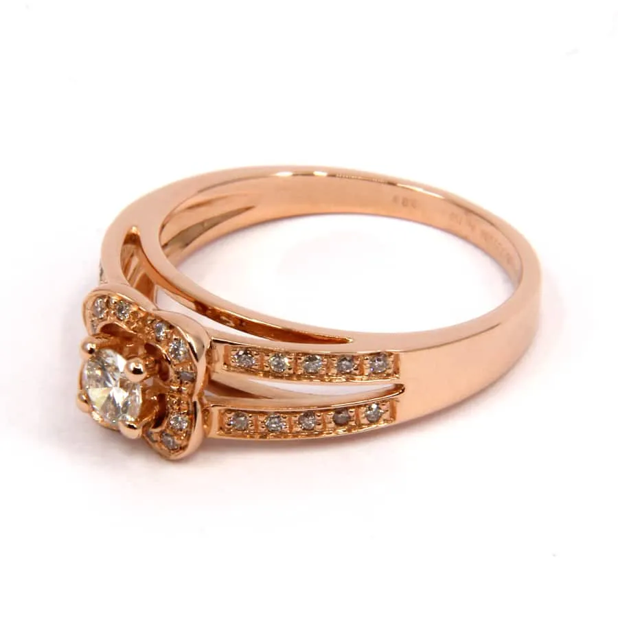 MAUBOUSSIN - Bague Solitaire Chance of love n°2 or rose et diamant sold by 58 Facettes product image thumbnail 3