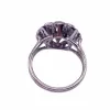 Bague Entourage Fleur Or Blanc 18k Diamants sold by 58 Facettes