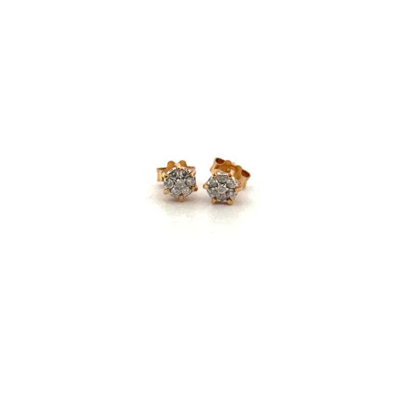 Puces d'oreilles or jaune Diamants sold by 58 Facettes