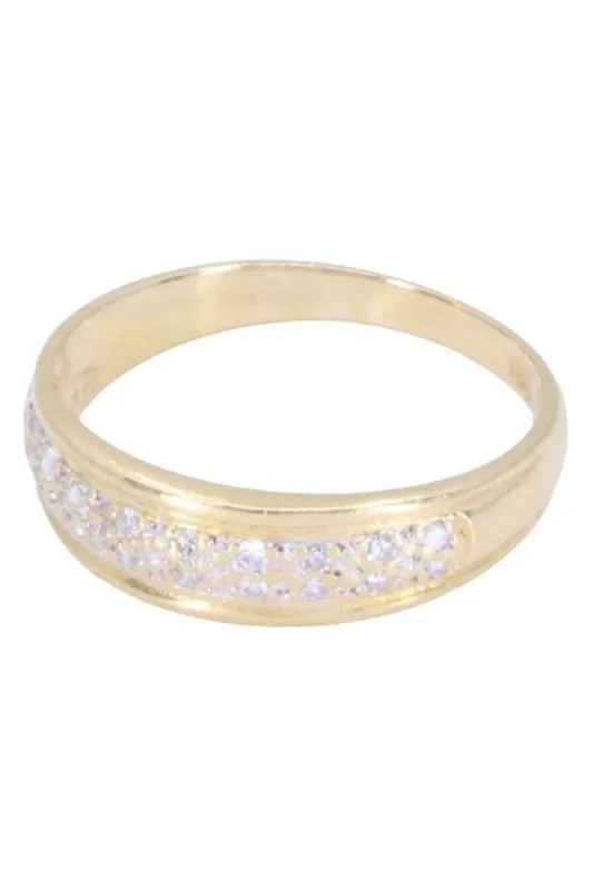 BAGUE JONC PAVAGE DIAMANTS sold by 58 Facettes
