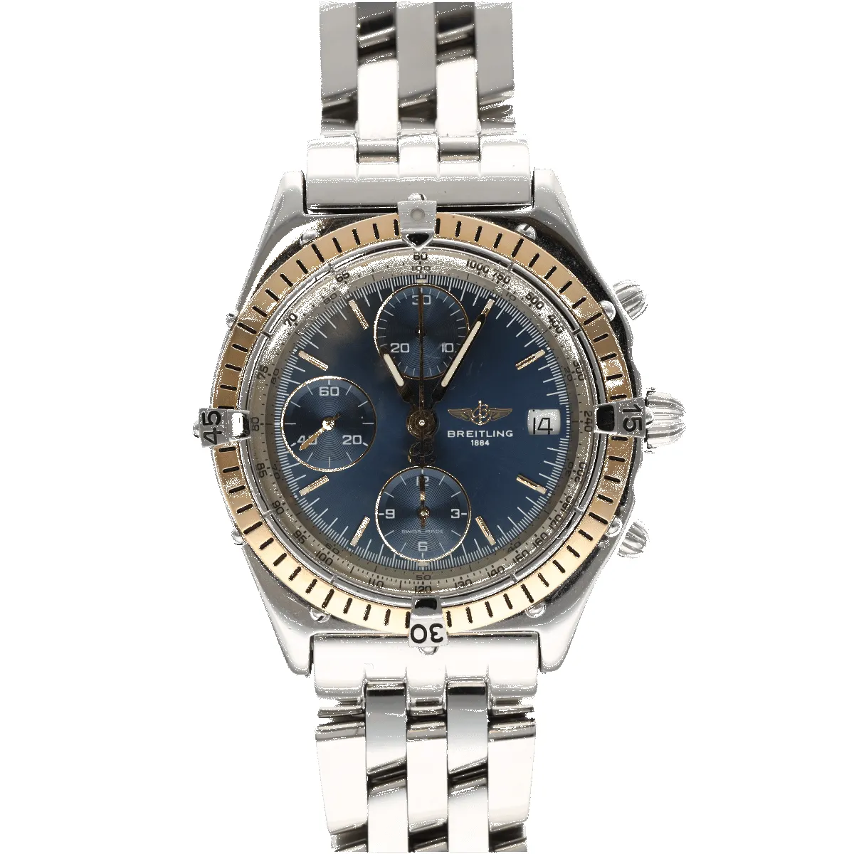 Montre Breitling Chronomat or et acier automatique sold by 58 Facettes