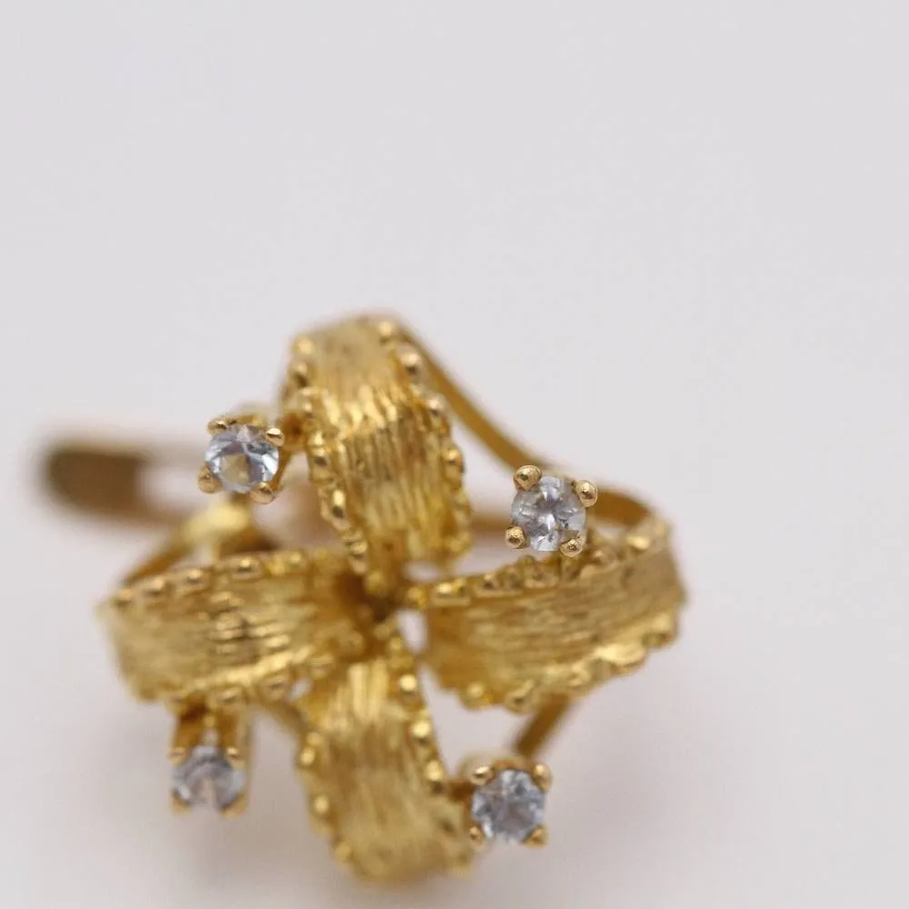 Boucles d'oreilles Saphirs Or jaune sold by 58 Facettes product image thumbnail 3