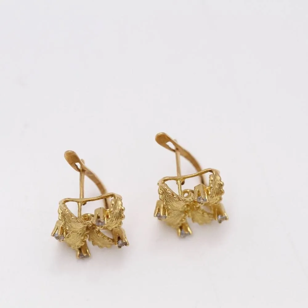 Boucles d'oreilles Saphirs Or jaune sold by 58 Facettes product image thumbnail 2