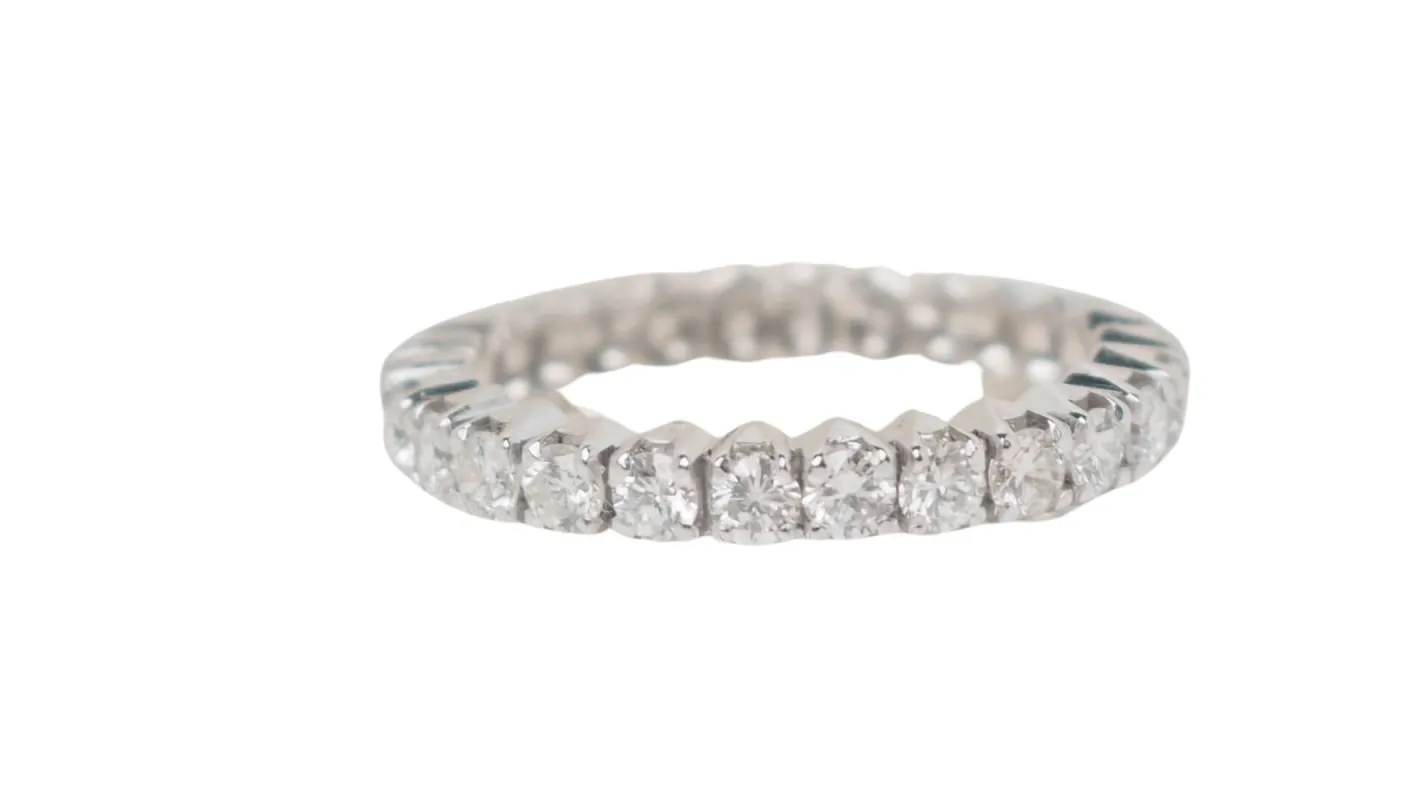 Alliance américaine en or blanc et diamants 1,30ct sold by 58 Facettes