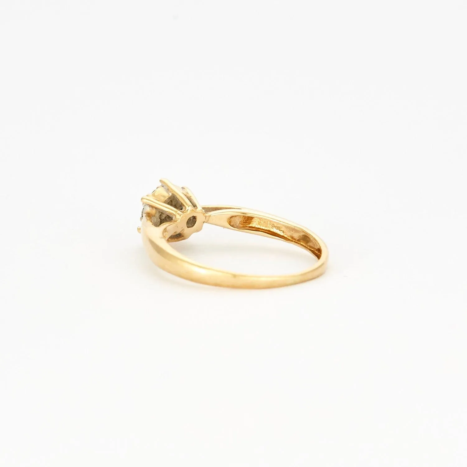 Bague motif floral sertis de diamants sold by 58 Facettes product image thumbnail 5