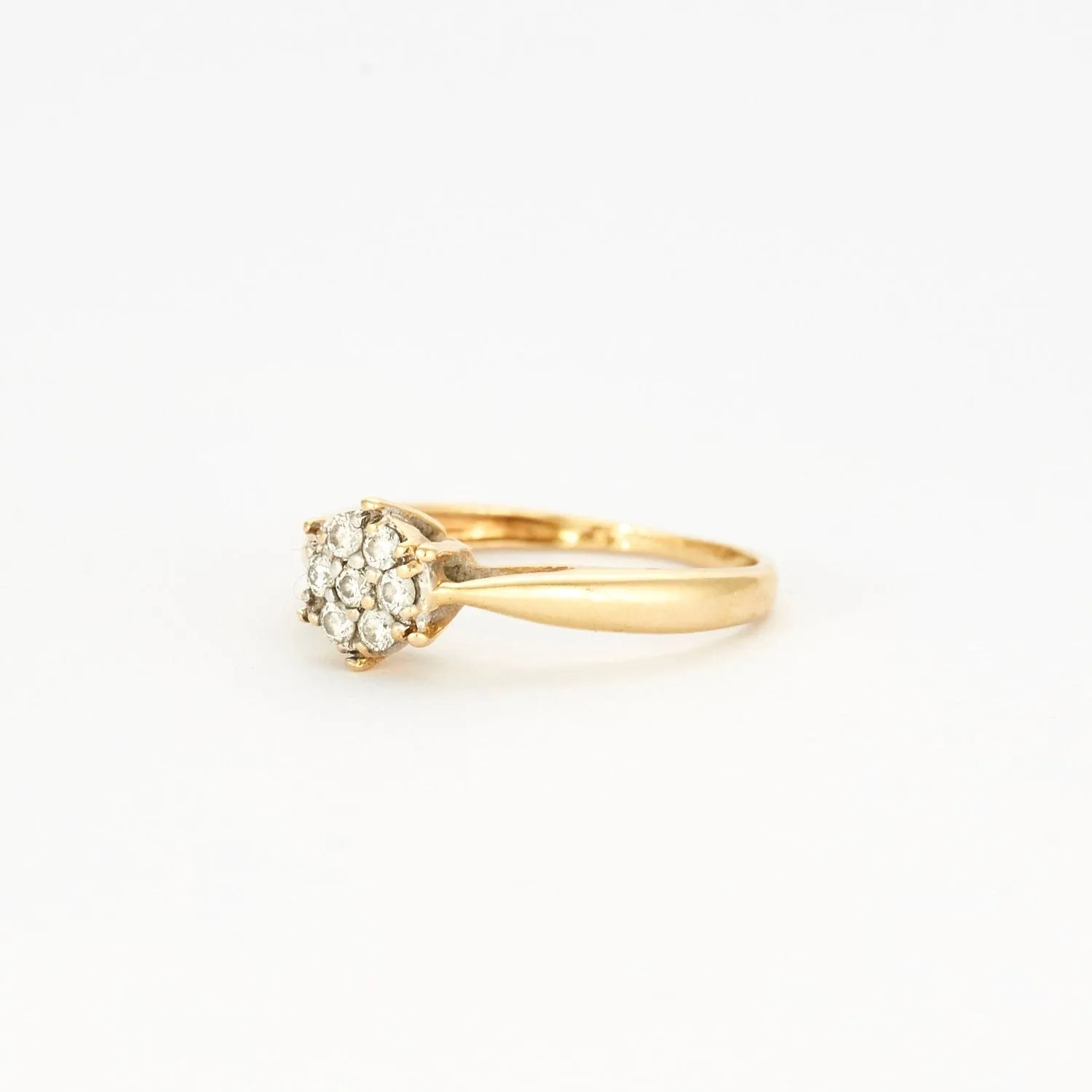 Bague motif floral sertis de diamants sold by 58 Facettes product image thumbnail 3