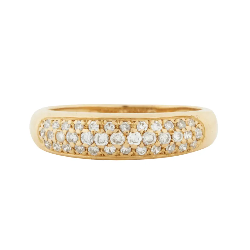 Bague Or jaune Diamants sold by 58 Facettes