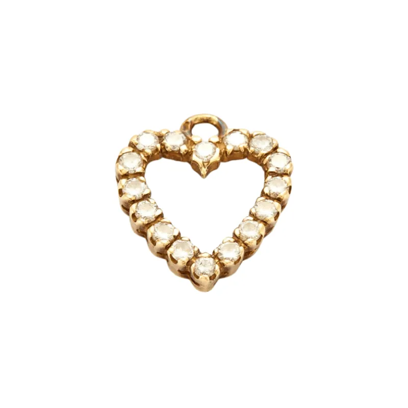 Pendentif Coeur Diamants sold by 58 Facettes
