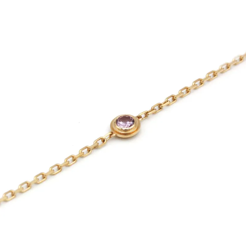 CARTIER - Bracelet D'Amour Or rose Saphir sold by 58 Facettes