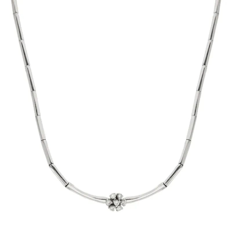 Collier semi-rigide avec diamants sold by 58 Facettes