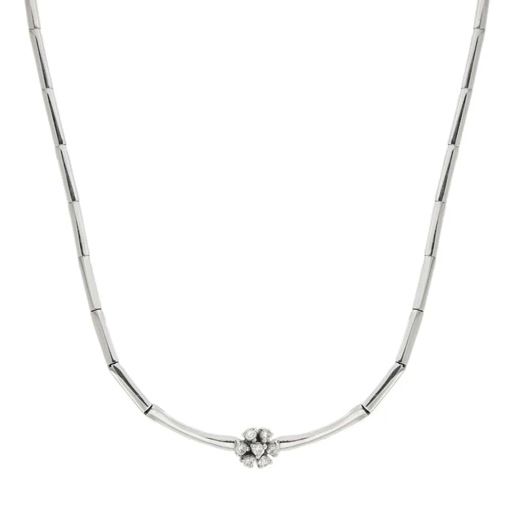 Collier semi-rigide avec diamants sold by 58 Facettes
