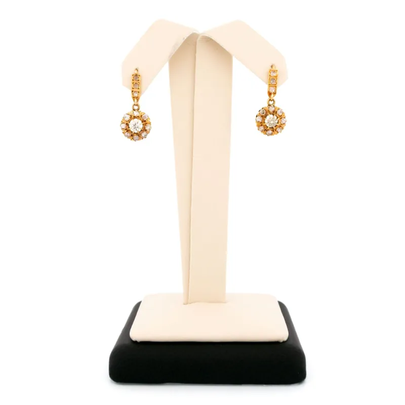 Boucles d'oreilles dormeuses diamants sold by 58 Facettes