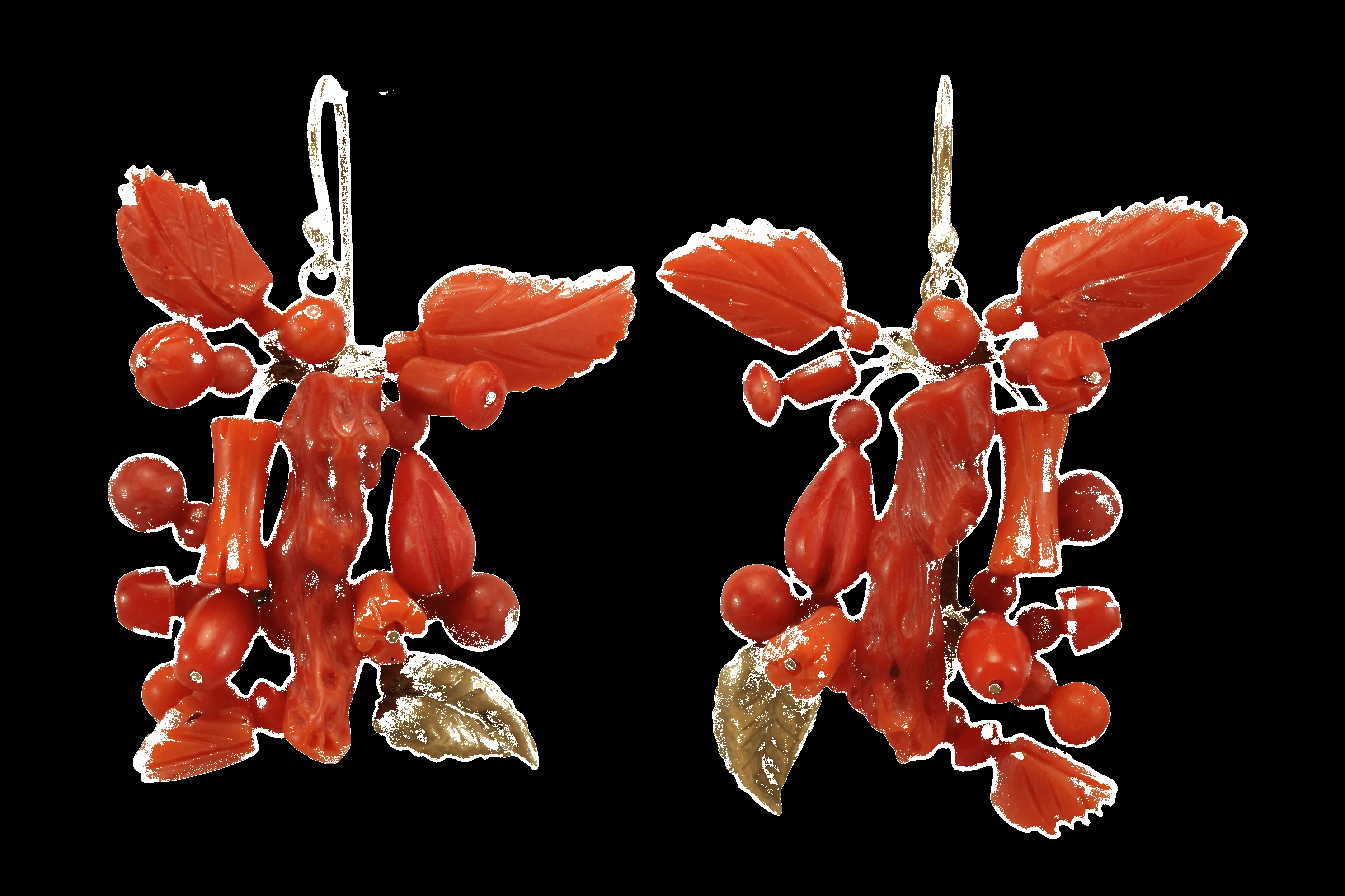 Boucles d'oreilles anciennes cCrail sold by 58 Facettes product image thumbnail 3