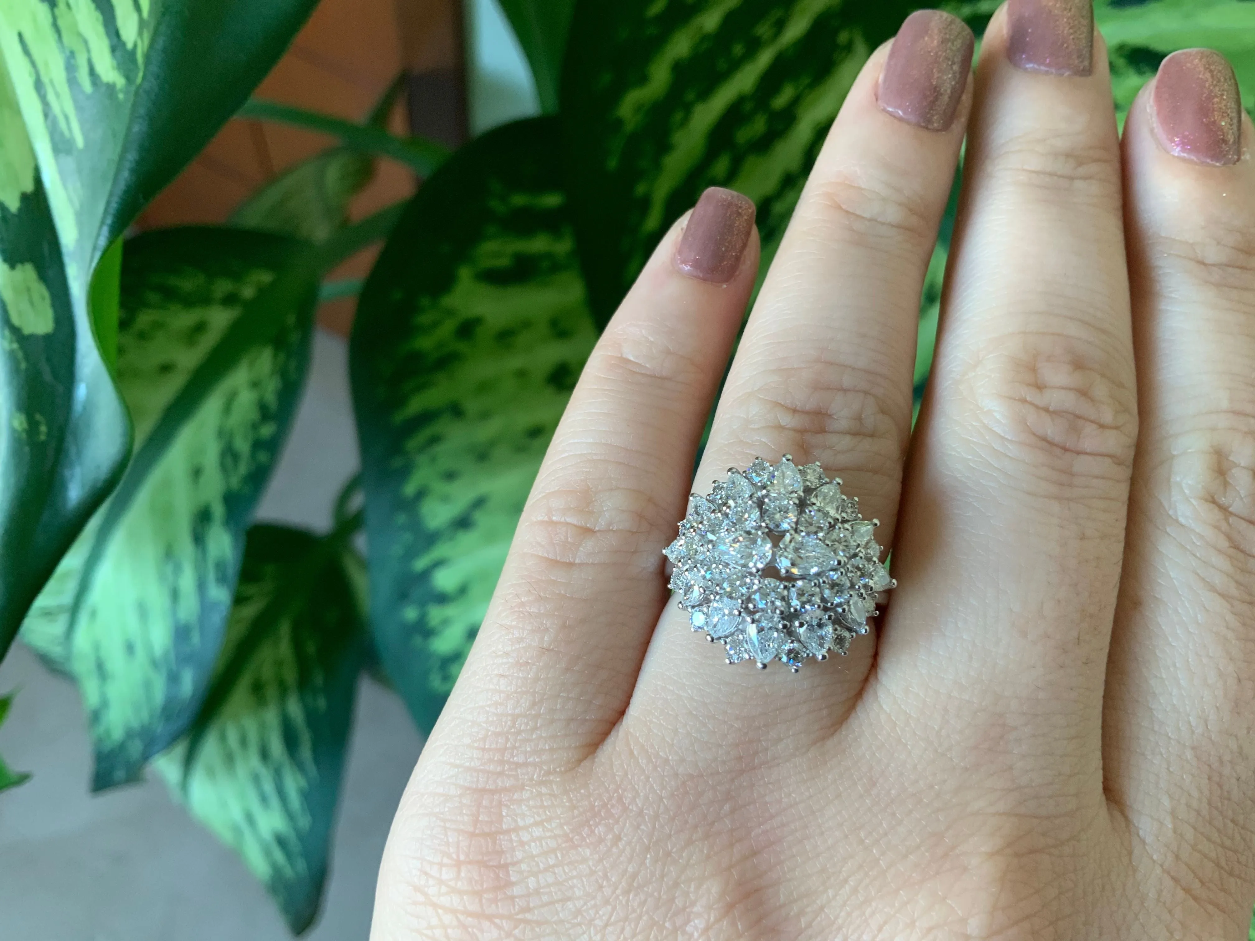 Bague cocktail fantaisie diamant sold by 58 Facettes product image thumbnail 5