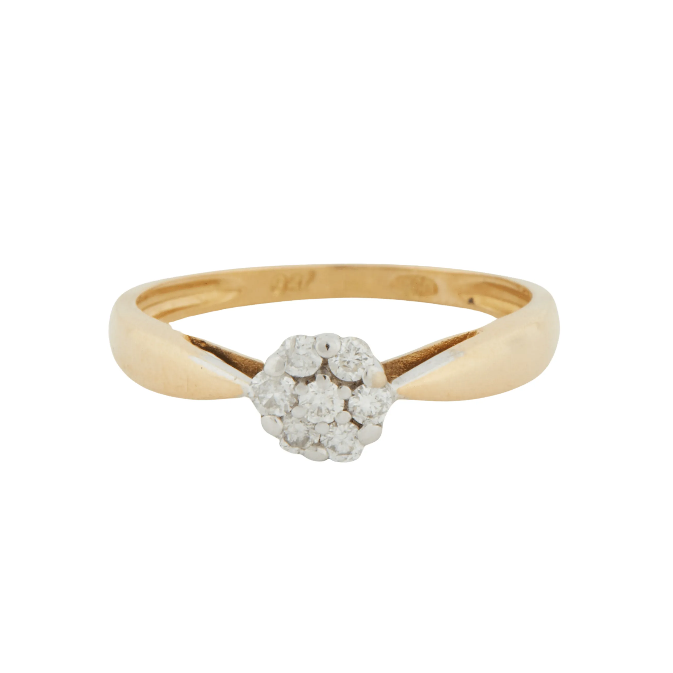 Bague Deux Ors et Diamants sold by 58 Facettes