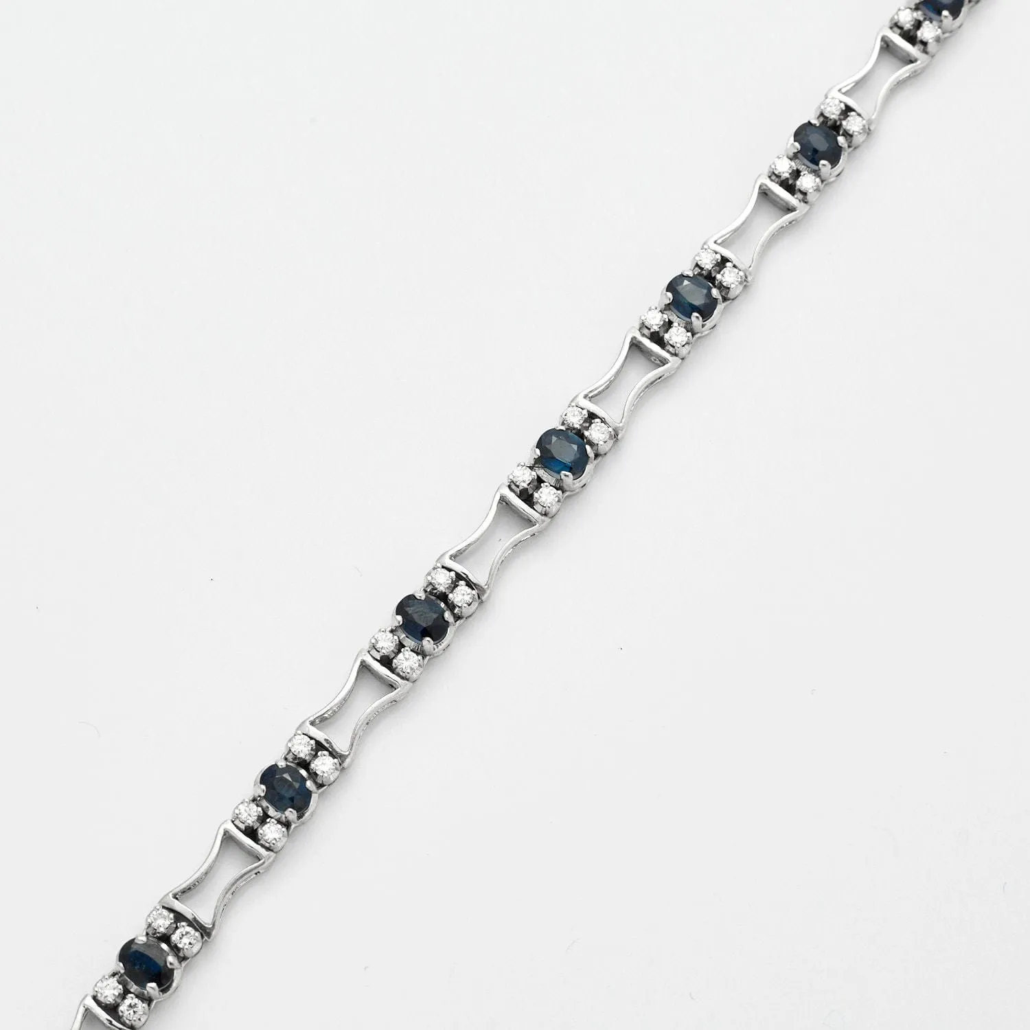 Bracelet Saphirs Diamants sold by 58 Facettes product image thumbnail 3