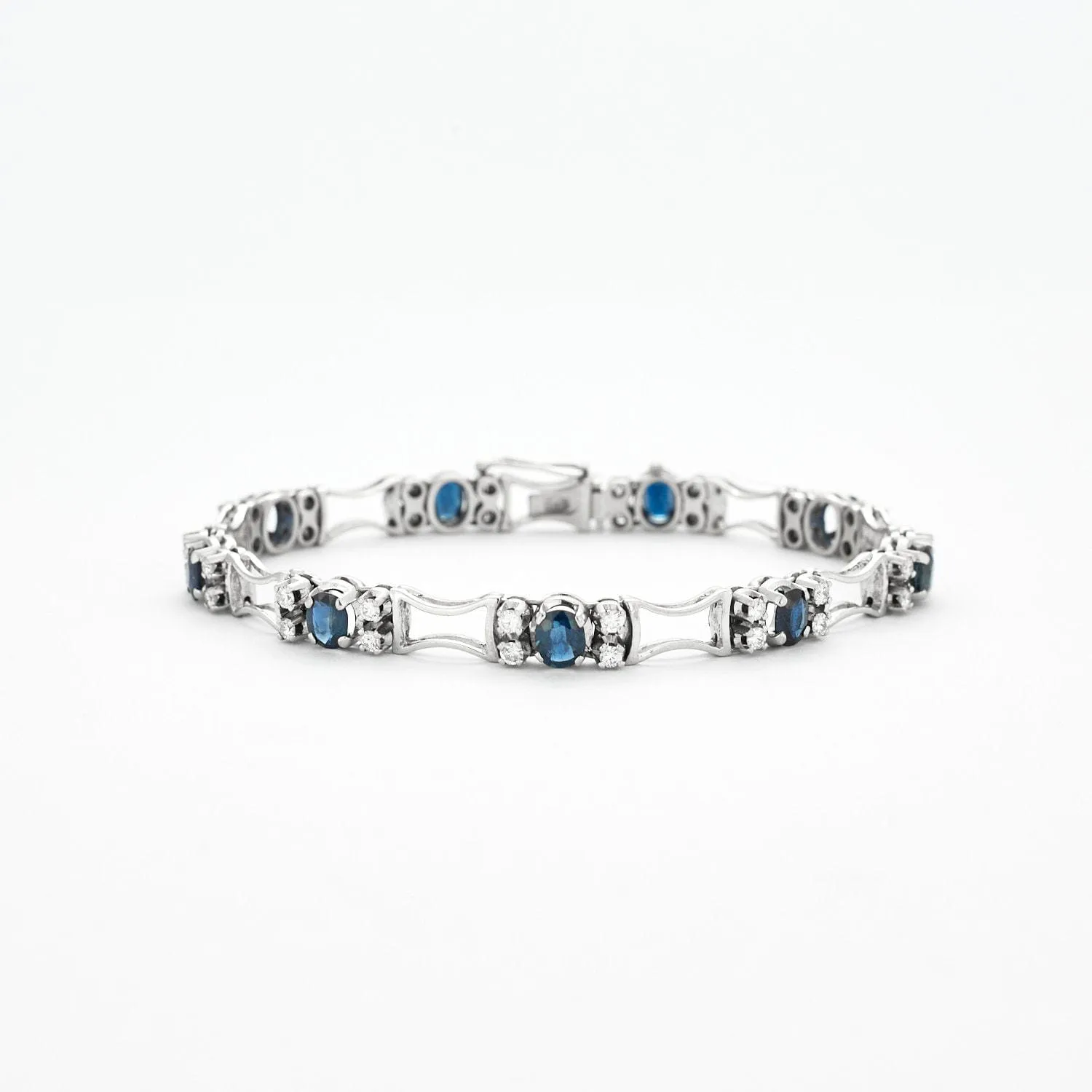 Bracelet Saphirs Diamants sold by 58 Facettes product image thumbnail 5