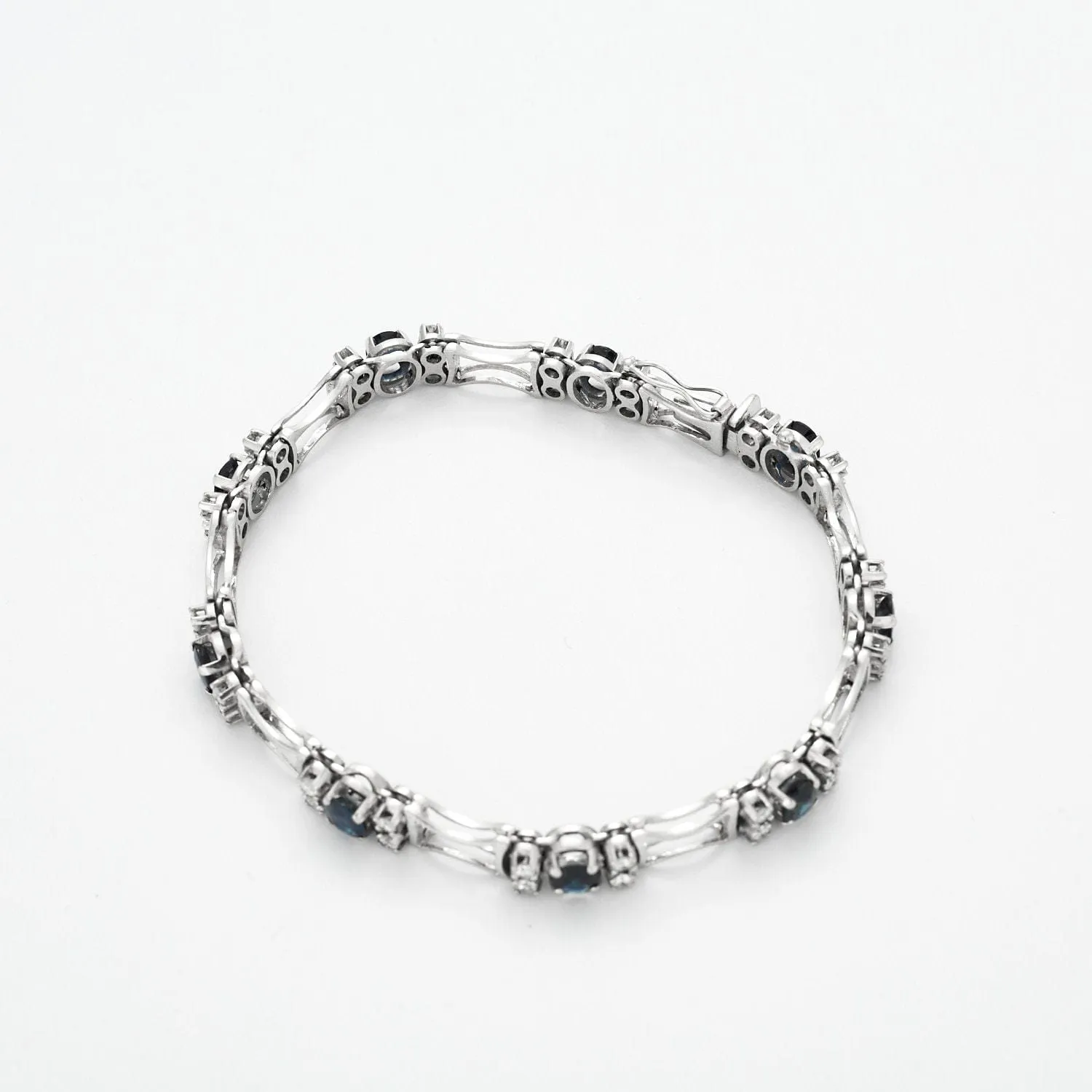 Bracelet Saphirs Diamants sold by 58 Facettes product image thumbnail 4