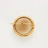 Broche en or jaune camée agate sold by 58 Facettes