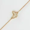 VAN CLEEF & ARPELS - Bracelet Sweet Butterflies or jaune et nacre sold by 58 Facettes