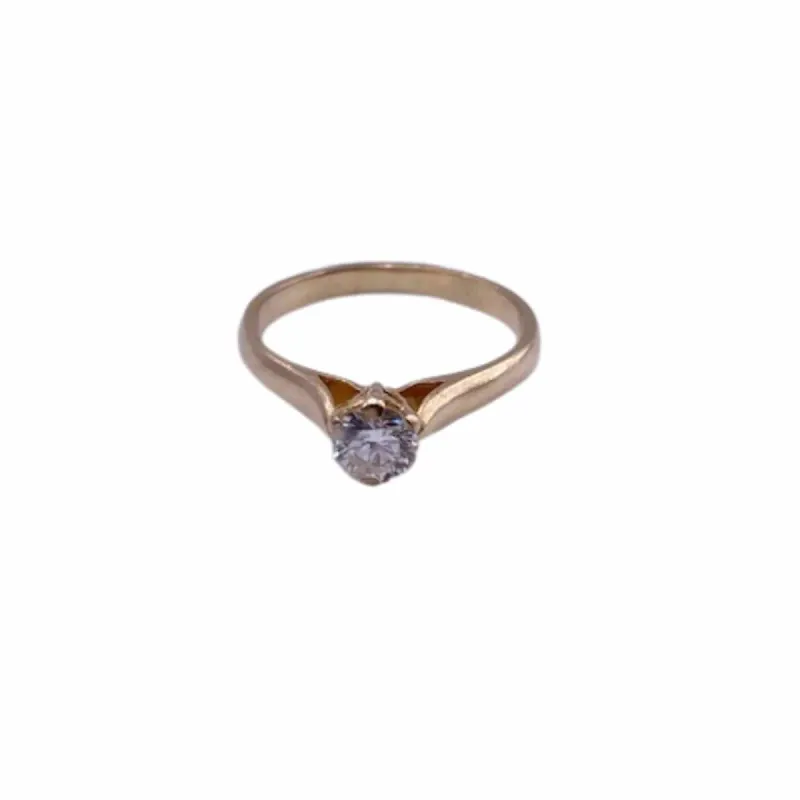 Solitaire or jaune Diamant sold by 58 Facettes