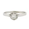 Bague Or blanc Diamant sold by 58 Facettes