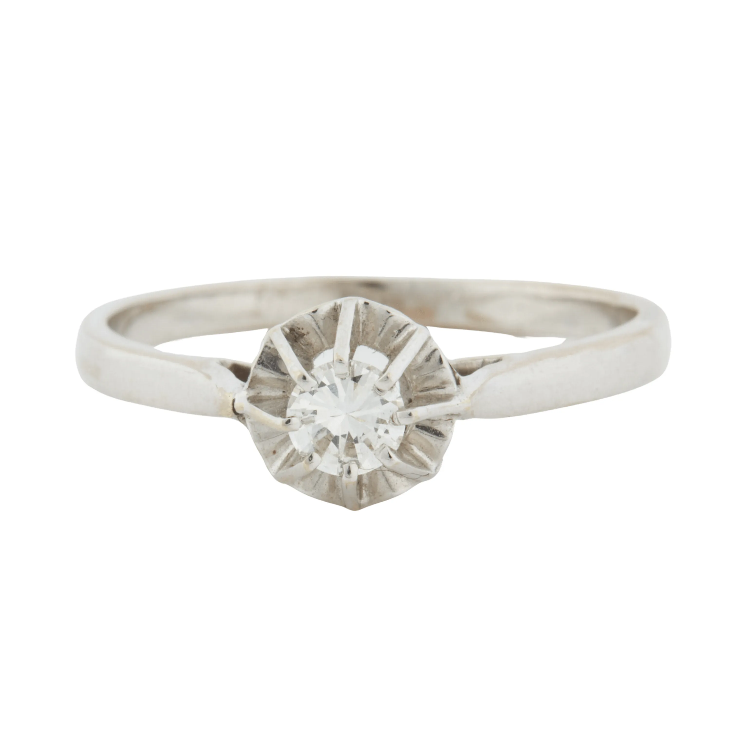 Bague Or blanc Diamant sold by 58 Facettes