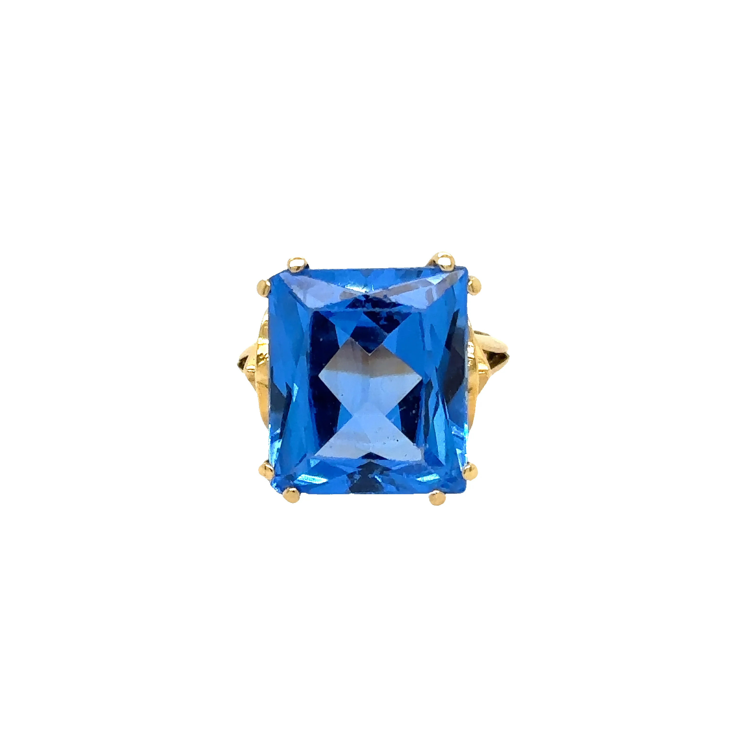 Bague en or Jaune - Topaze sold by 58 Facettes