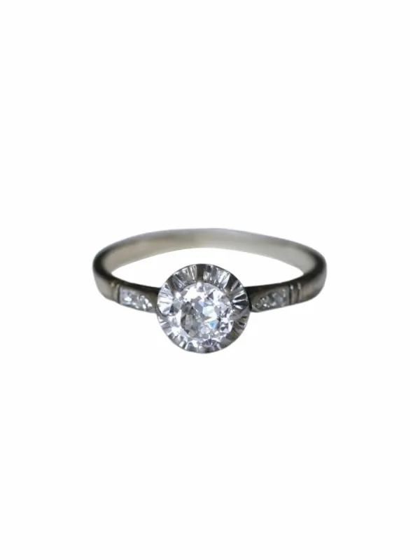Solitaire Art Déco diamant 0.50 Ct sold by 58 Facettes
