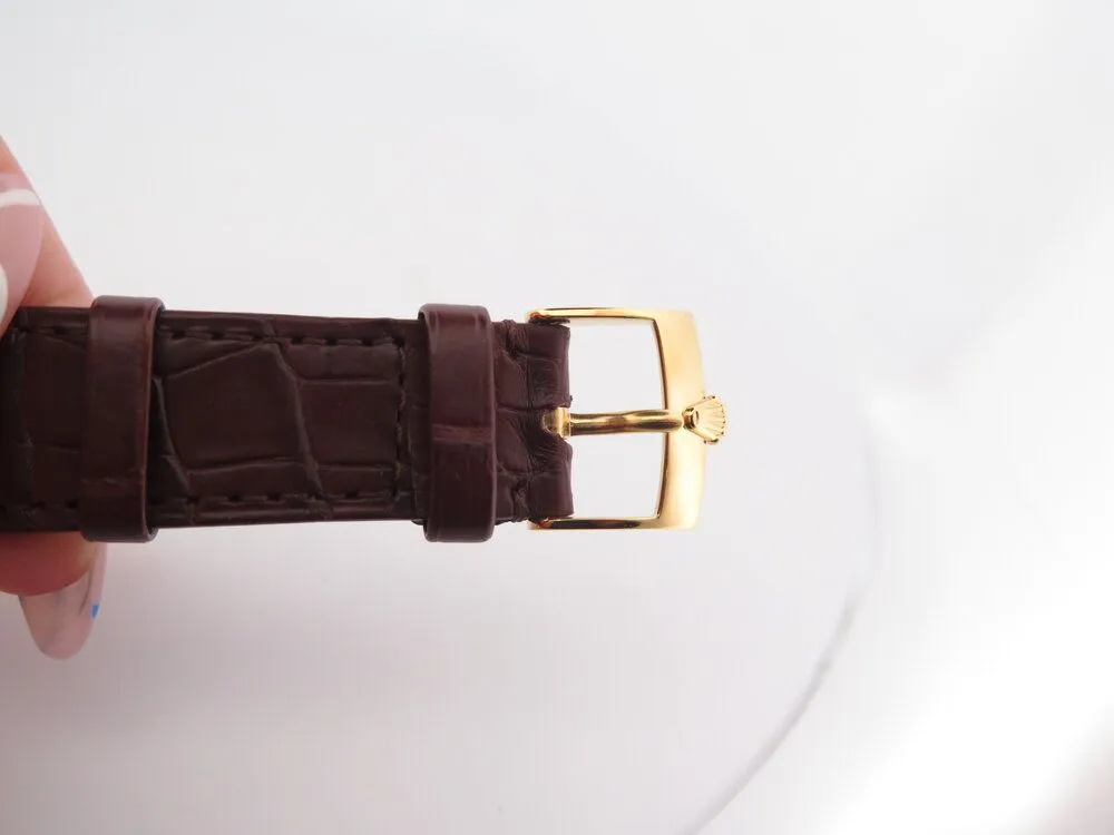 vintage montre ROLEX oyster perpetual 34 mm or jaune automatique sold by 58 Facettes product image thumbnail 5