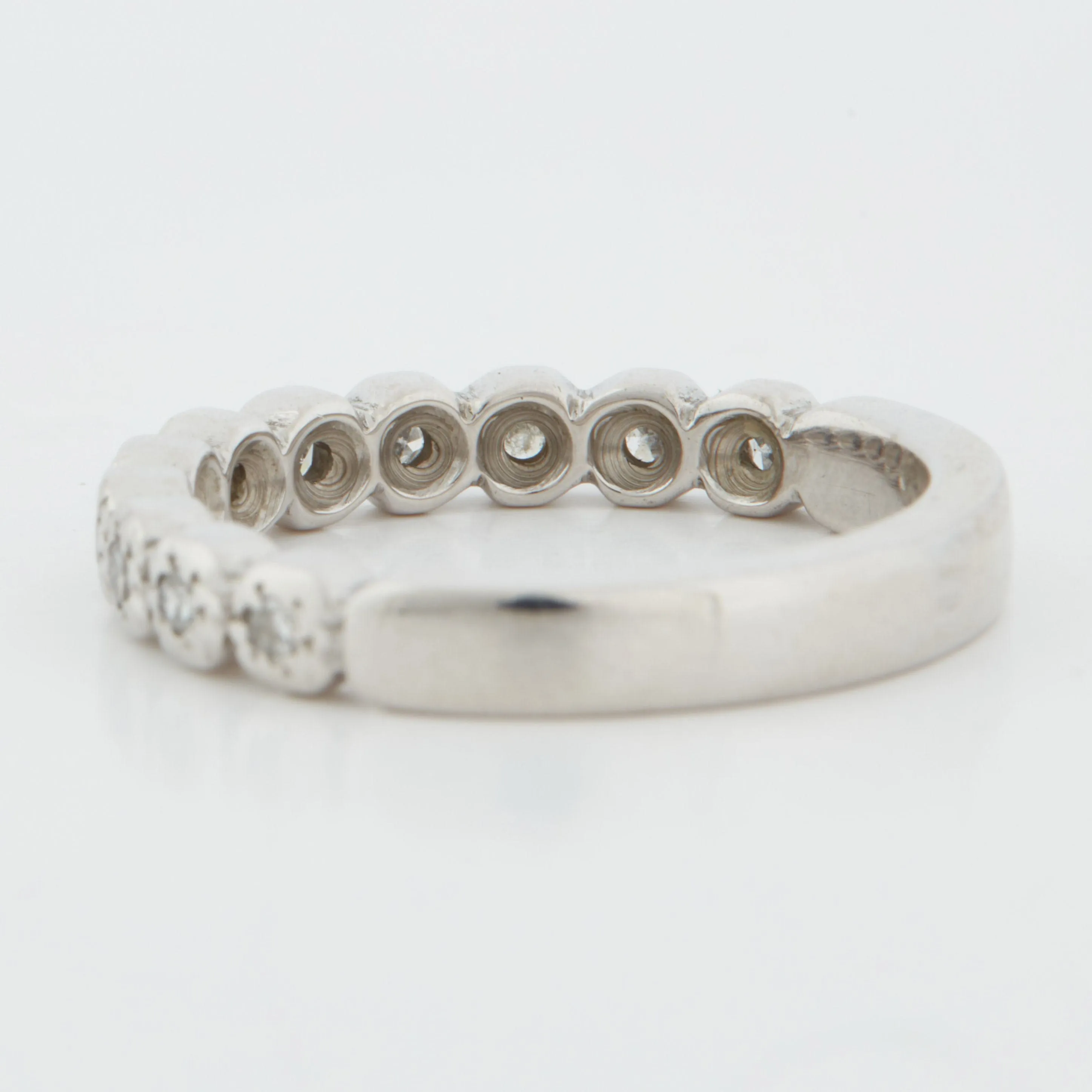 Demi alliance Or blanc Diamants sold by 58 Facettes product image thumbnail 4