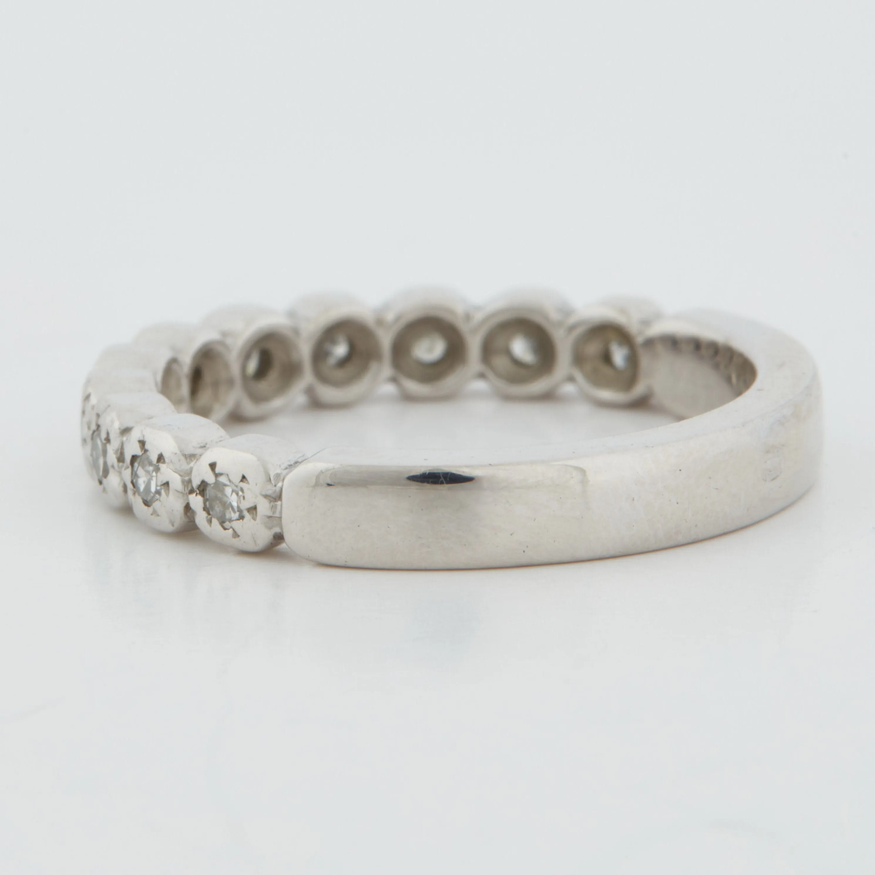 Demi alliance Or blanc Diamants sold by 58 Facettes product image thumbnail 5