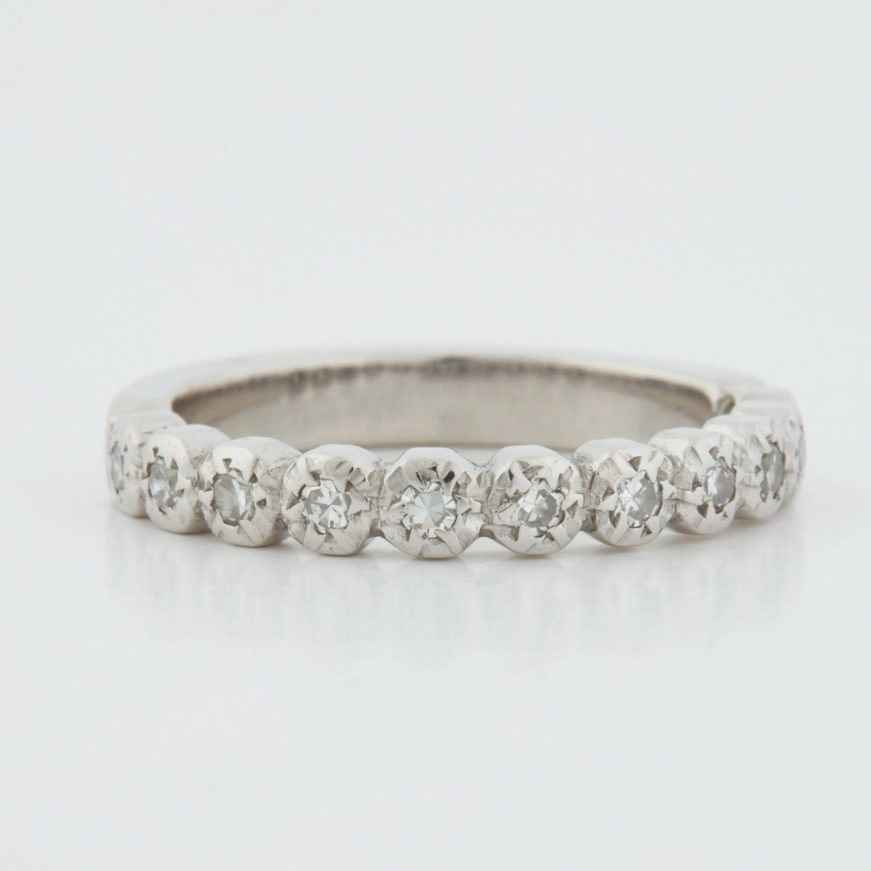 Demi alliance Or blanc Diamants sold by 58 Facettes product image thumbnail 3