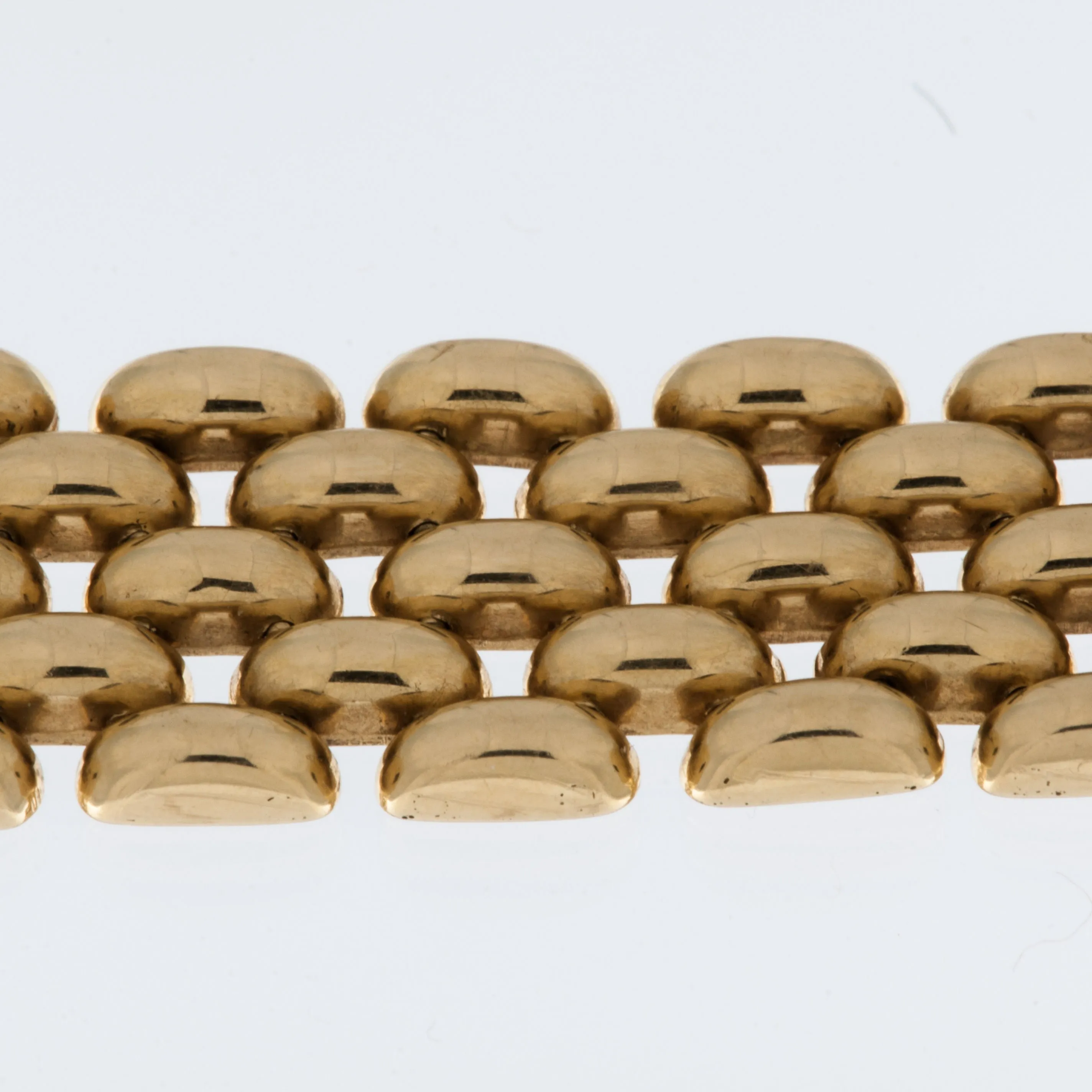 Bracelet Rétro en or jaune avec diamants et saphirs sold by 58 Facettes product image thumbnail 4