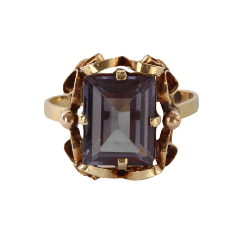 Bague Or jaune Alexandrite sold by 58 Facettes