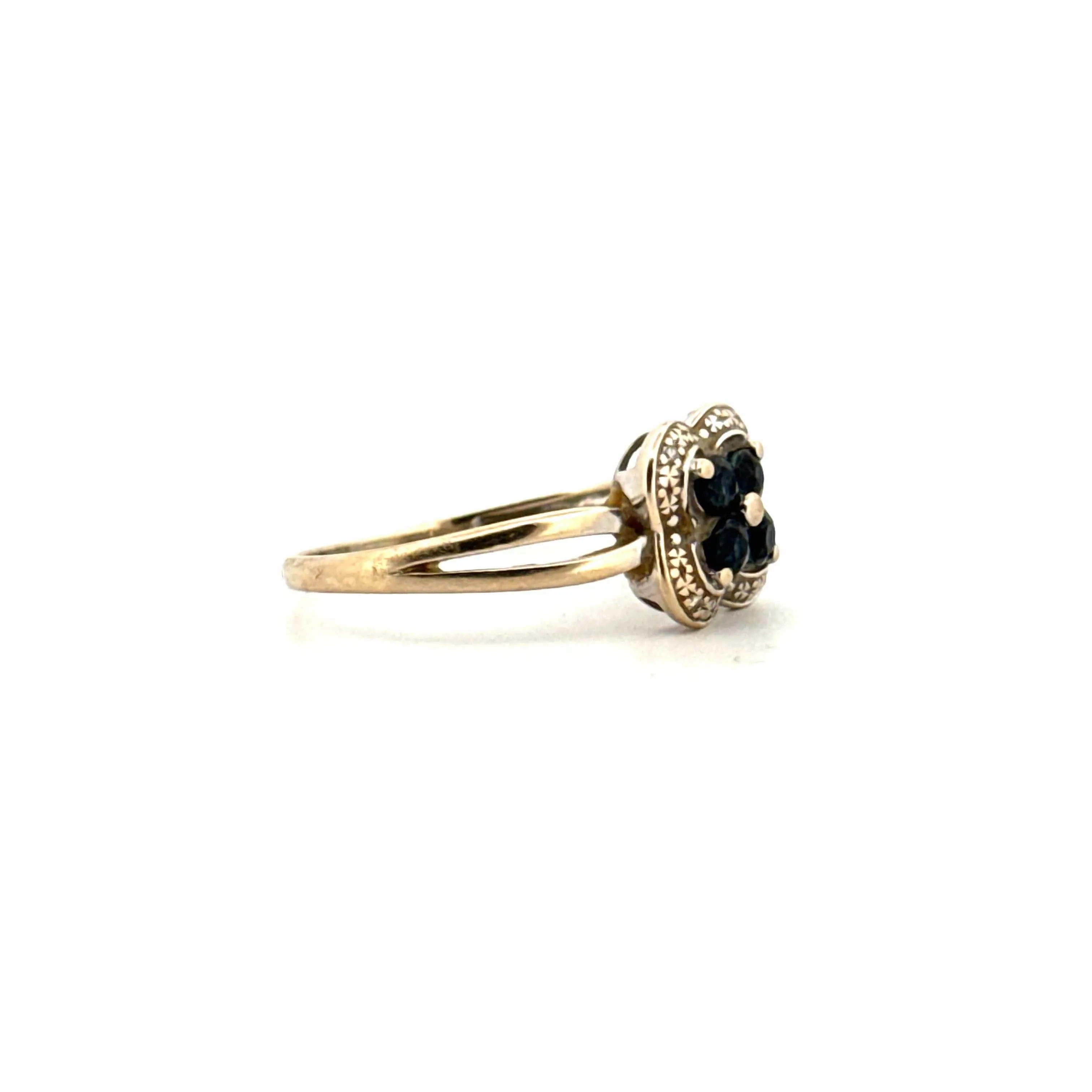Bague Or Blanc Saphirs et Diamants sold by 58 Facettes product image thumbnail 4