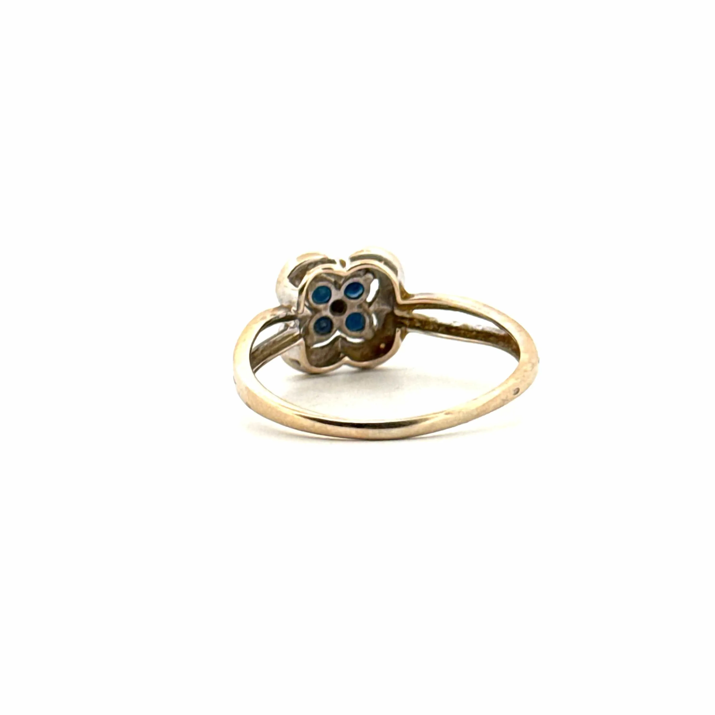 Bague Or Blanc Saphirs et Diamants sold by 58 Facettes product image thumbnail 5