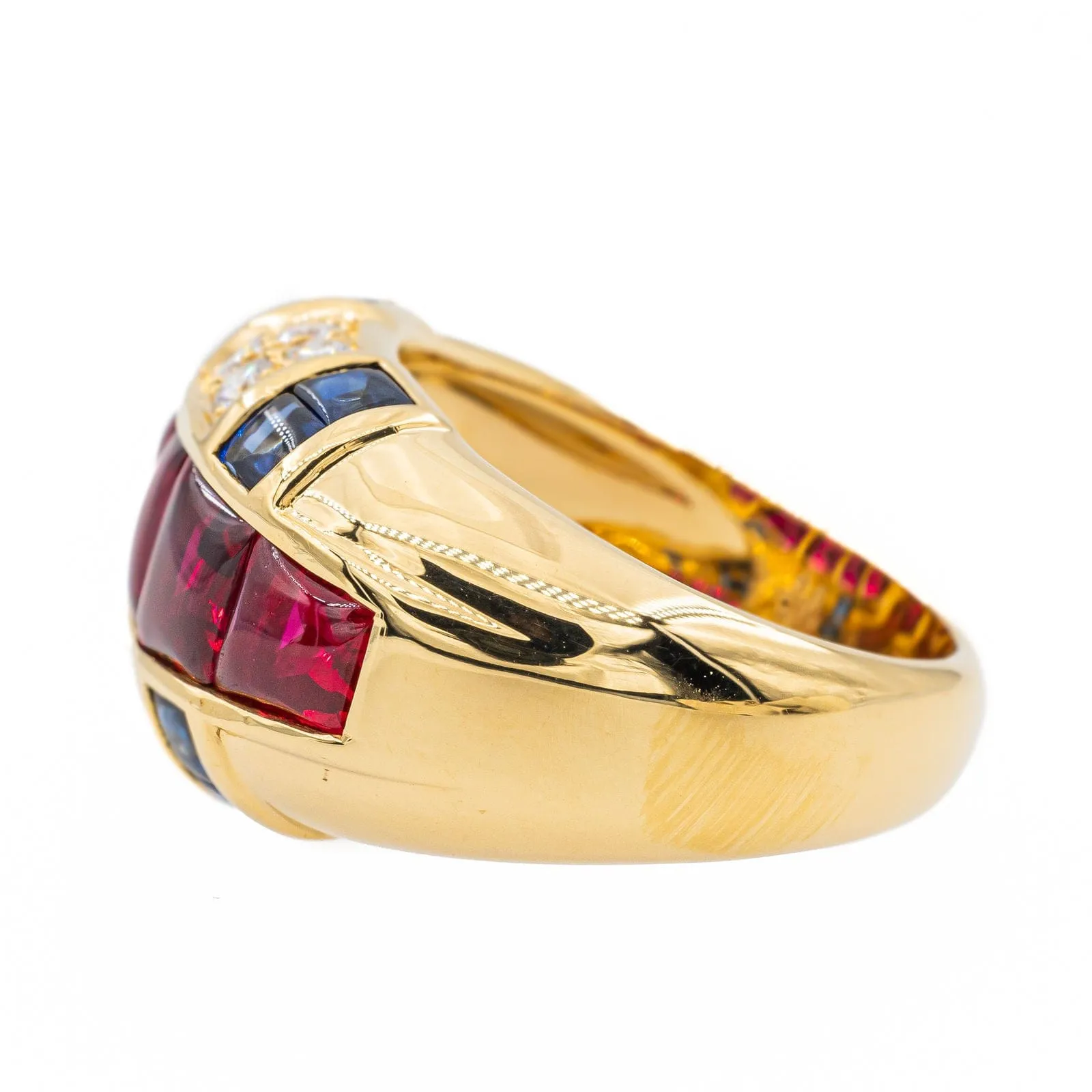 Bague Cocktail Or jaune Rubis sold by 58 Facettes product image thumbnail 4