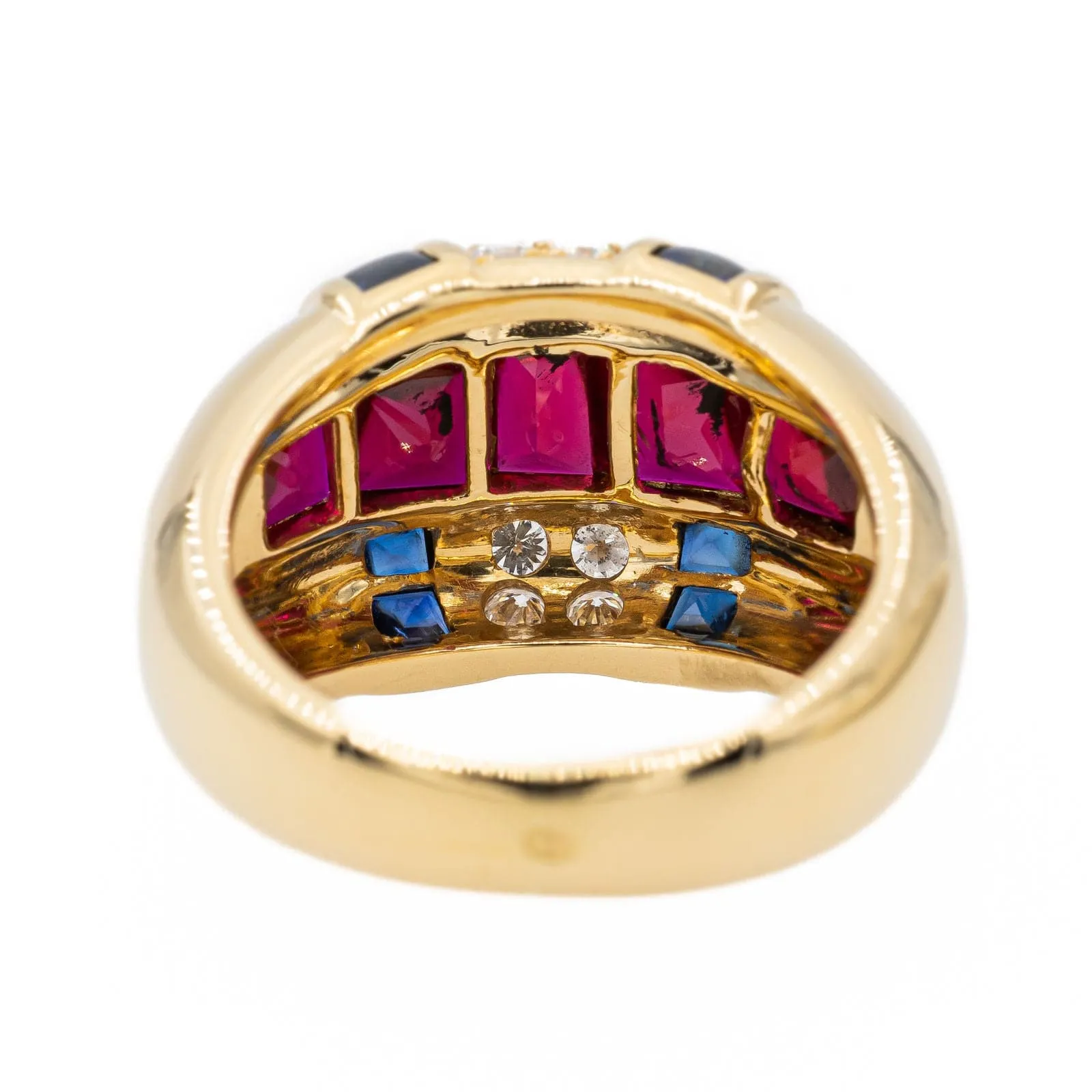 Bague Cocktail Or jaune Rubis sold by 58 Facettes product image thumbnail 5