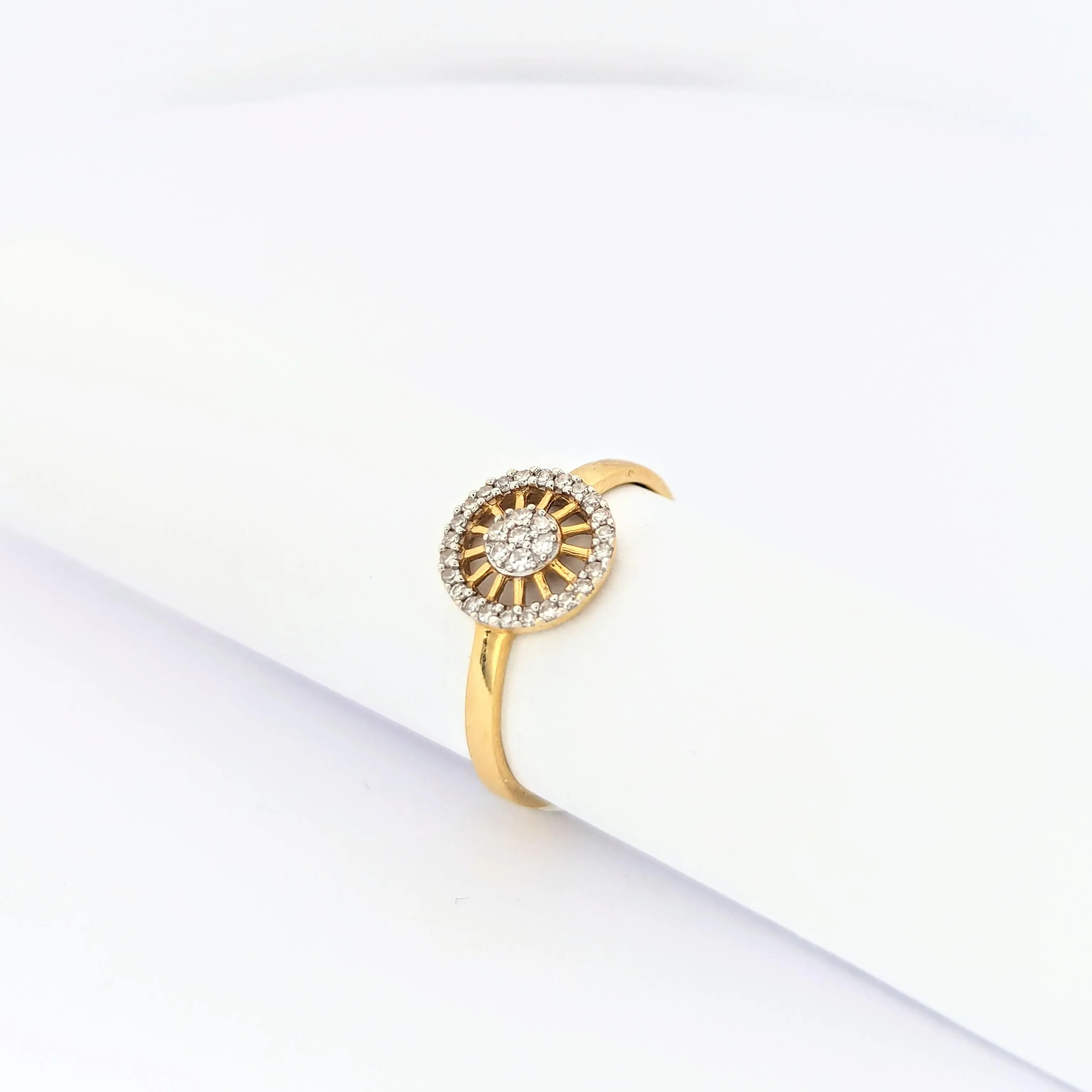 Bague or jaune et diamants sold by 58 Facettes product image thumbnail 5