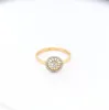Bague or jaune et diamants sold by 58 Facettes