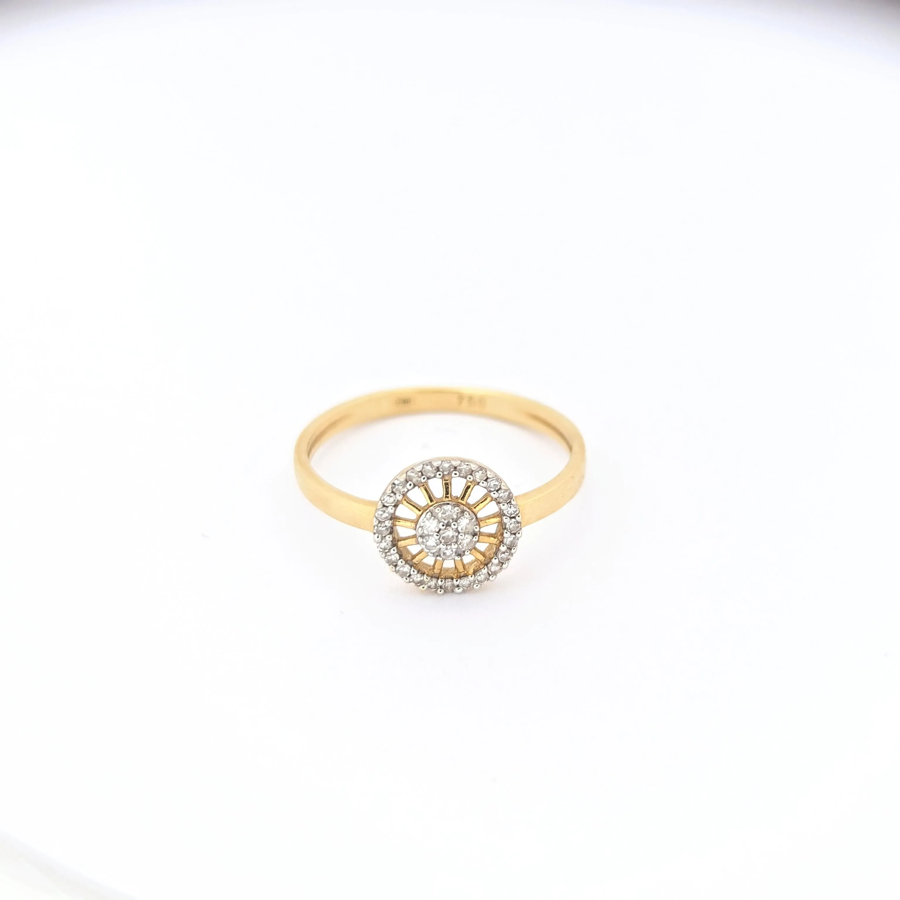 Bague or jaune et diamants sold by 58 Facettes product image thumbnail 3