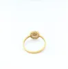 Bague or jaune et diamants sold by 58 Facettes