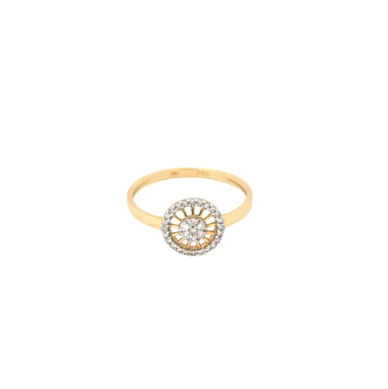 Bague or jaune et diamants sold by 58 Facettes
