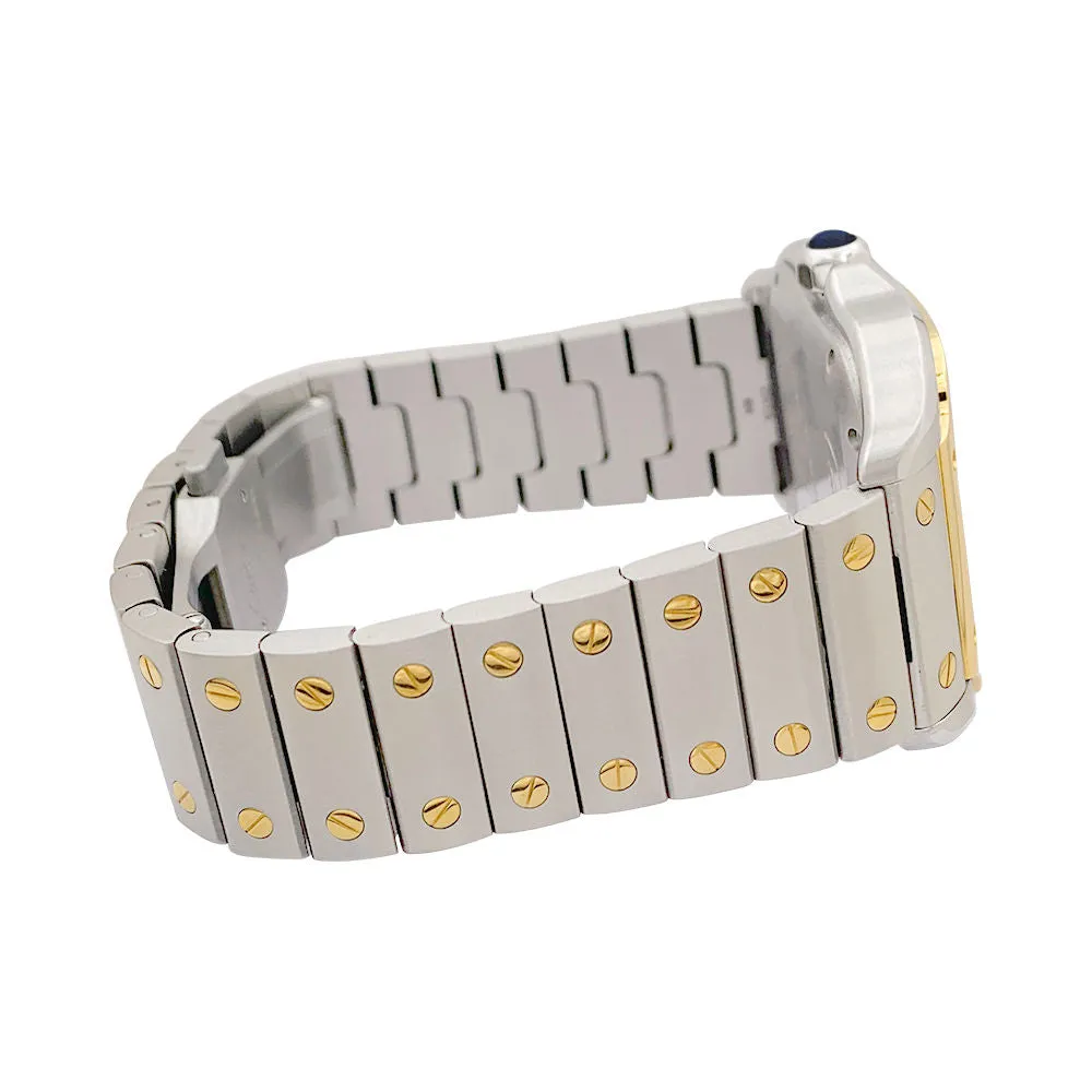 Montre Cartier "Santos" or, acier. sold by 58 Facettes product image thumbnail 3