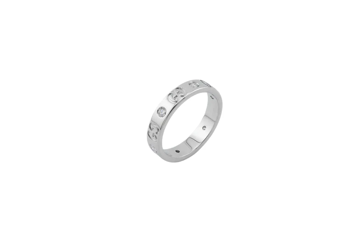 GUCCI - Bague en or blanc et diamants sold by 58 Facettes