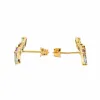 Boucles d'oreilles Puces Or jaune Topaze sold by 58 Facettes