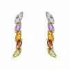 Boucles d'oreilles Puces Or jaune Topaze sold by 58 Facettes