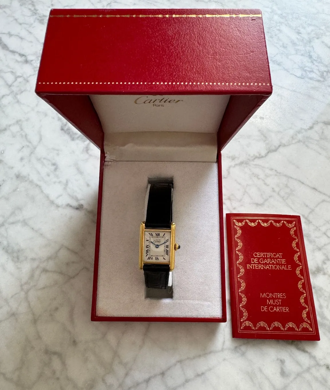 CARTIER - Montre Tank PM sold by 58 Facettes product image thumbnail 4