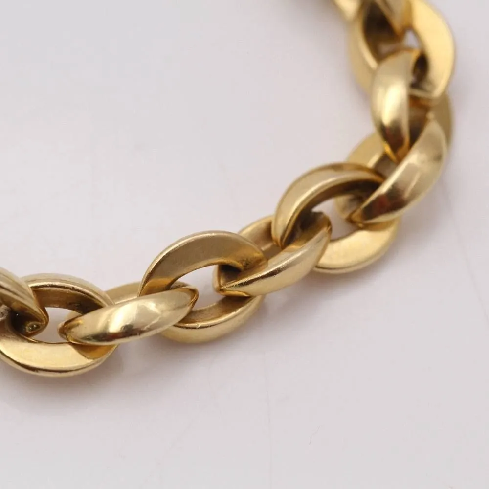 Bracelet doré semi creux sold by 58 Facettes product image thumbnail 2